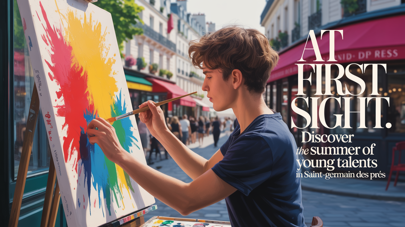À Première Vue : Découvrez l'Été des Jeunes Talents à Saint-Germain des Prés.
