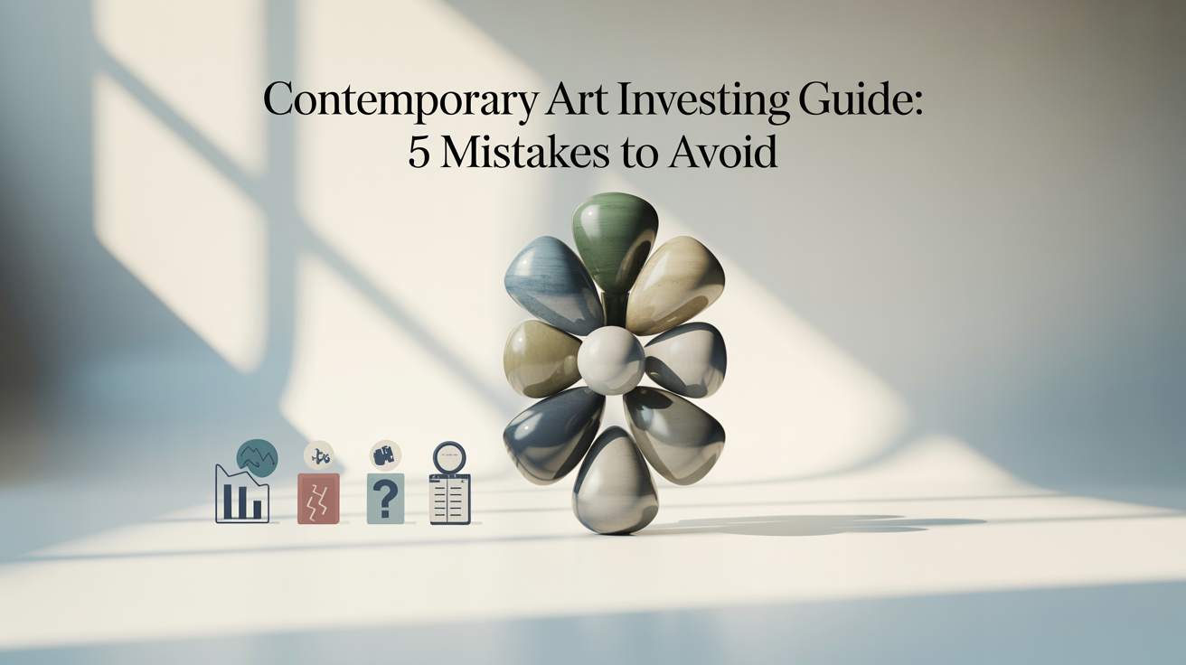 Guide d'investissement dans l'art contemporain : 5 erreurs à éviter